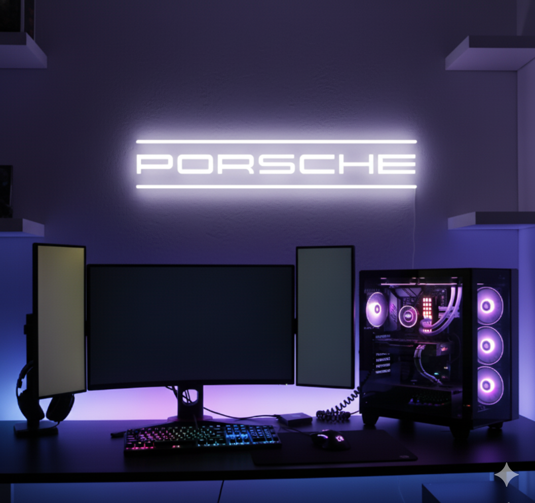 Porsche LED Sign