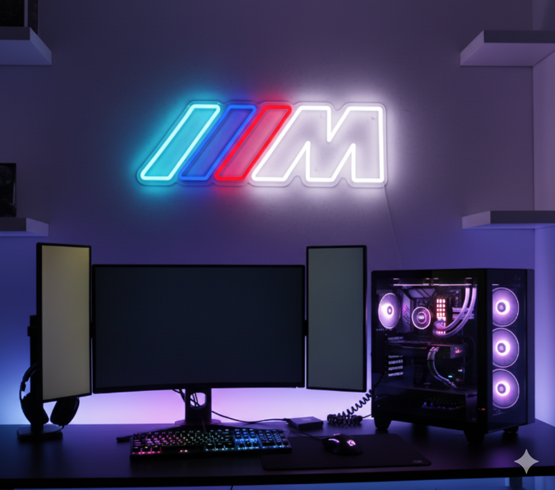 M Line LED Sign